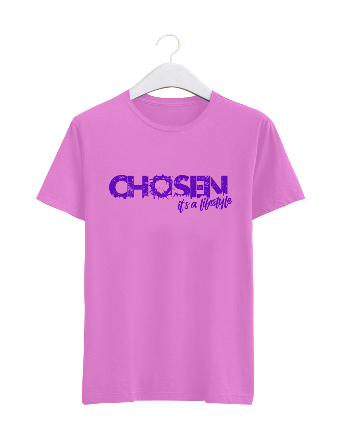 “Chosen” T-shirt (pink/purple)