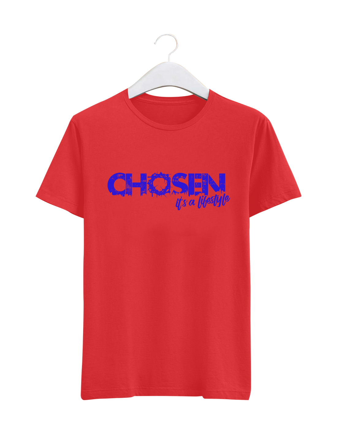 “Chosen” T-shirt Red/Blue