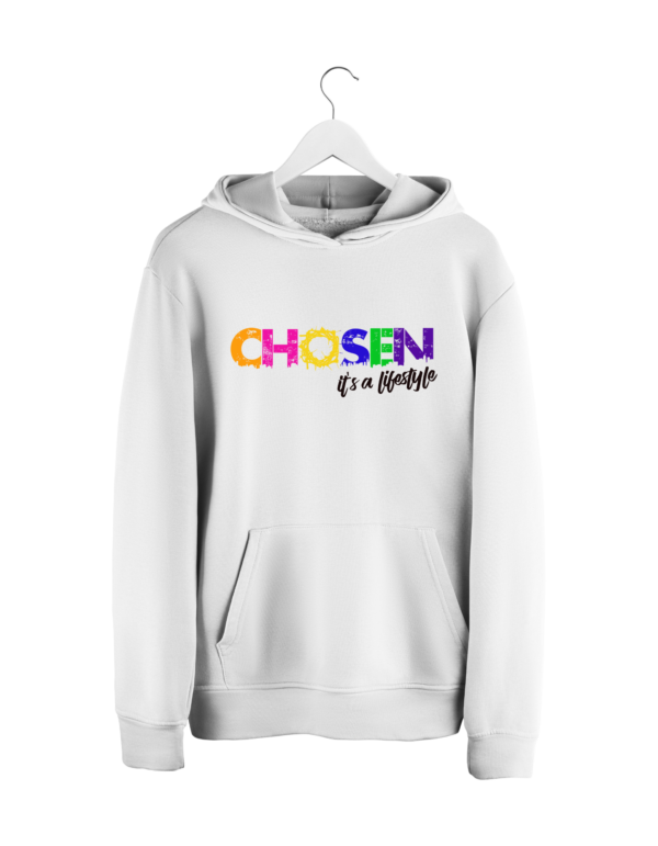 Chosen Multi-Color Hoodie White