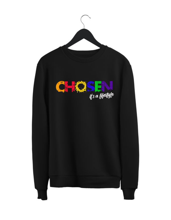 Chosen Rainbow Sweater Black