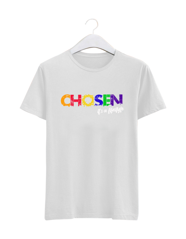 Chosen Rainbow T-Shirt White